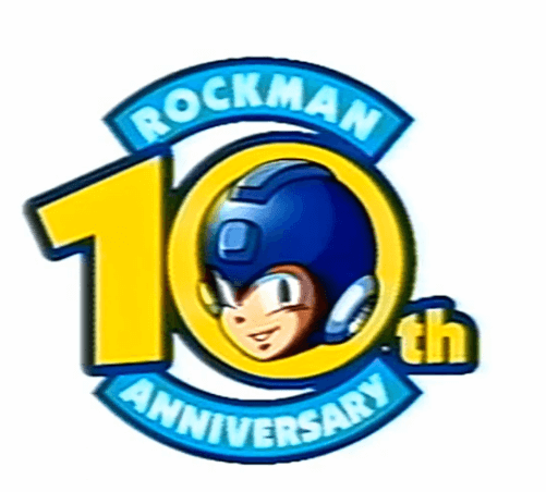 ロックマンX4　10周年記念ロゴ