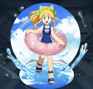 ロックマンXDiVEの水着ロールちゃん